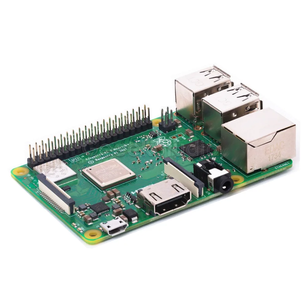 Raspberry Pi 3 Model B Plus RPI 3b 1 Гб RAM Quad Core 4 ГГц 64 бит CPU WiFi 2 и Bluetooth 2|Аксессуары для