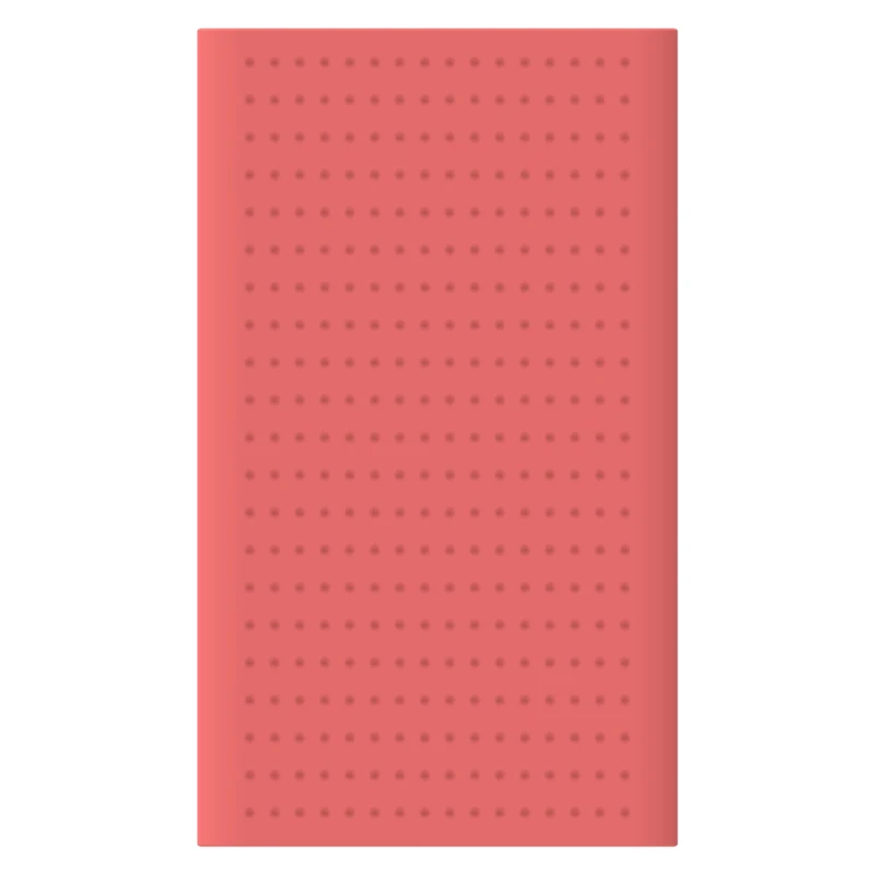 Pink Высококачественный силиконовый чехол, резиновый чехол для Xiao mi, 10000 мАч, внешний аккумулятор Pro type-C mi, зарядное устройство PLM03ZM, внешний аккумулятор, чехол - Цвет: Pink