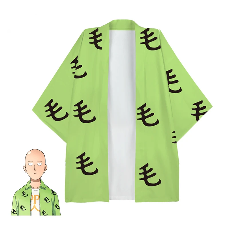 Костюм для косплея японского аниме ONE PUNCH MAN юката кофта с коротким рукавом