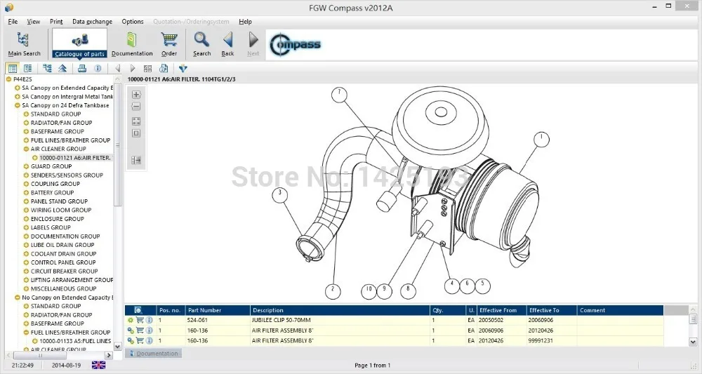 Компас FG Wilson 2014A|compass| |