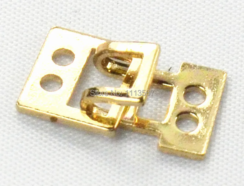 100 штук ремесло золото металла талии крючки удлинителя &amp застежки-глаза Кнопка