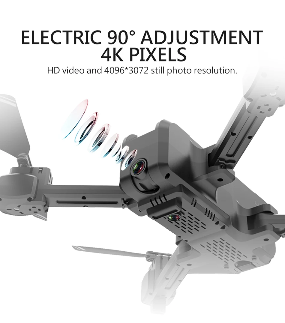 Радиоуправляемый вертолет гоночные дроны gps Дрон с Wifi FPV 1080P HDCamera Квадрокоптер управление жестами складной Дрон Vs CG033 VS F11 игрушка