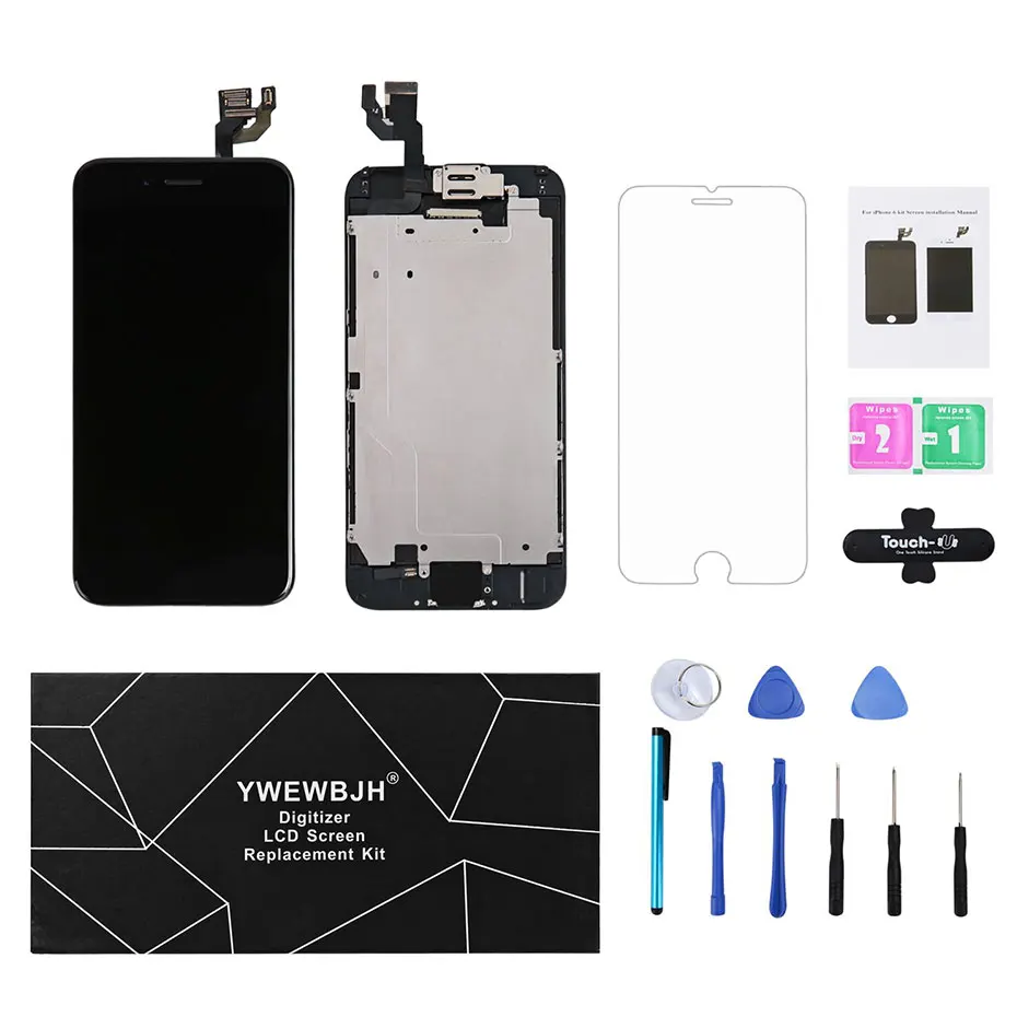 ЖК экран YWEWBJH AAA для iPhone 6 в сборе Plus 6s дисплей с сенсорным экраном сменный без