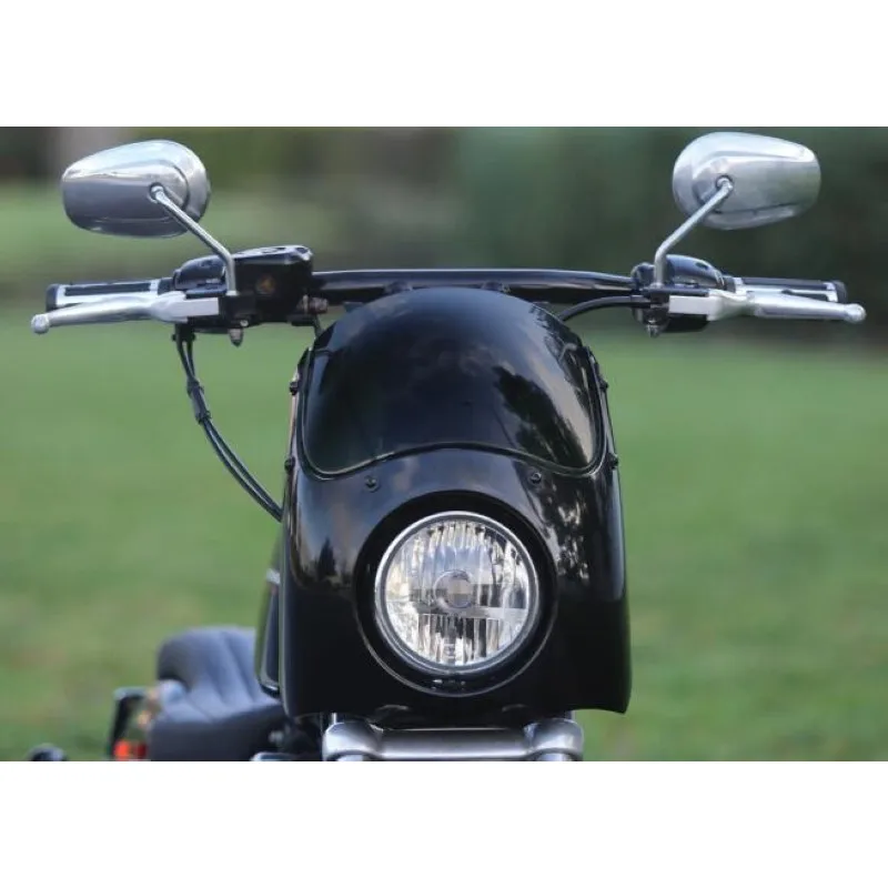 Мотоцикл Burly Outlaw 5,7" фара обтекатель лобовое стекло 35-49 мм вилка трубы для Harley Sportster XL Dyna Street Glide FXD FXR