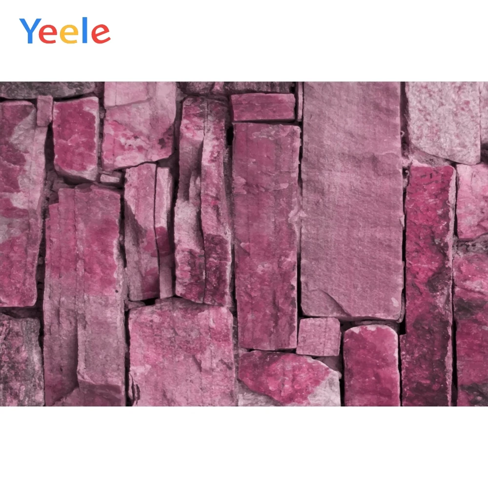 Фоны для фотосъемки Yeele с изображением красных кирпичей и камней в стиле