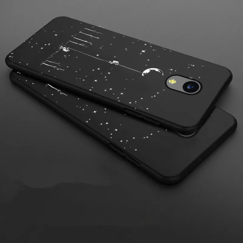 Meizu M6 Примечание/Meizu случае 5 2 дюймов простые черные серии Силиконовый чехол для