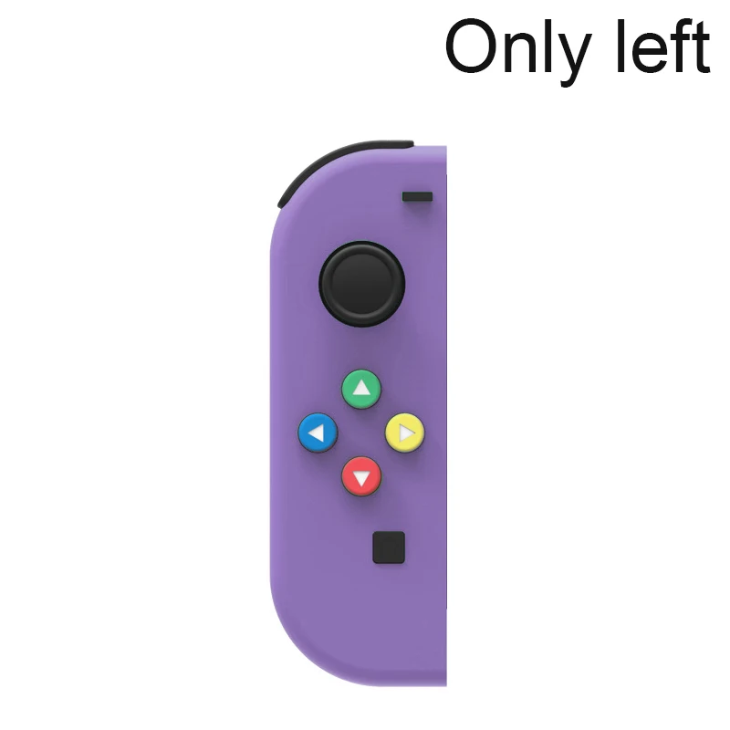 DIY Сменный переключатель оболочки для Kind switch NS чехол для joy con shell Mutil сочетание цветов - Цвет: Solid purple left