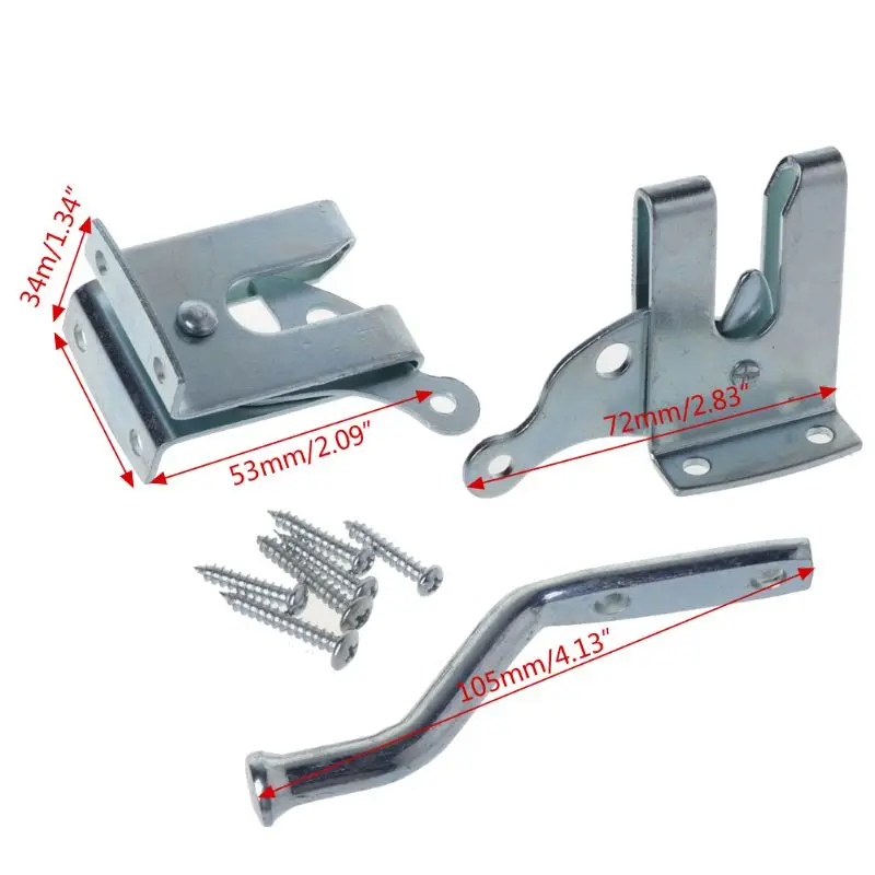 Гальванизированная стальная Автоматическая Дверь Болт замок защелка для сада