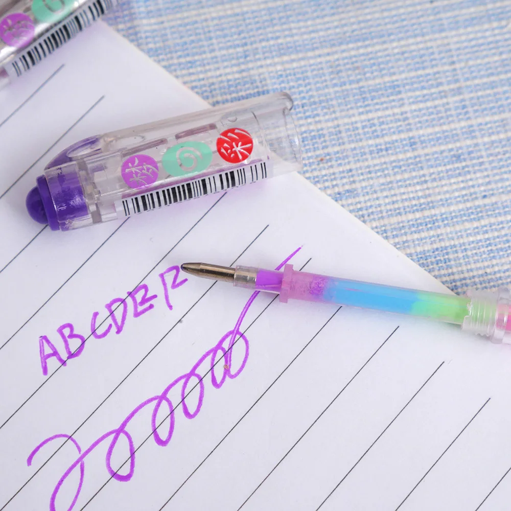 2 шт./лот 6 цветов Kawaii цветные чернила гелевая ручка милый акварельный маркер воды Меловые карандаши для фотоальбома скрапбукинга декор