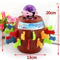 novelty tricky pirate barrel game for kids and adults lucky stab pop up game toys intellectual party game toy for children gift