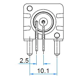 

Taiwan gold plated plate BNC seat turntable DAC decoder digital coaxial input and output PCB installation Copper RCA socket