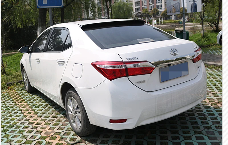 Краска из АБС пластика для Toyota Corolla задний спойлер на крышу багажника 2014 2015 2016