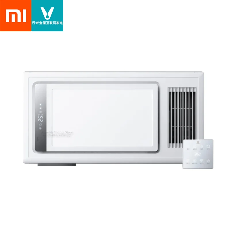 White Xiaomi Mijia Viomi Многофункциональный светодиодный обогреватель для ванной, потолочный светильник для ванной, приложение для управления, Xiaomi Youpin, комплекты для умного дома, 220 В, 2400 Вт - Цвет: White