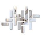 Большая упаковка из нескольких предметов, новинка, лимитированная распродажа, акриловый узор в виде горячего шара для зеркальных настенных наклеек, домашний декор