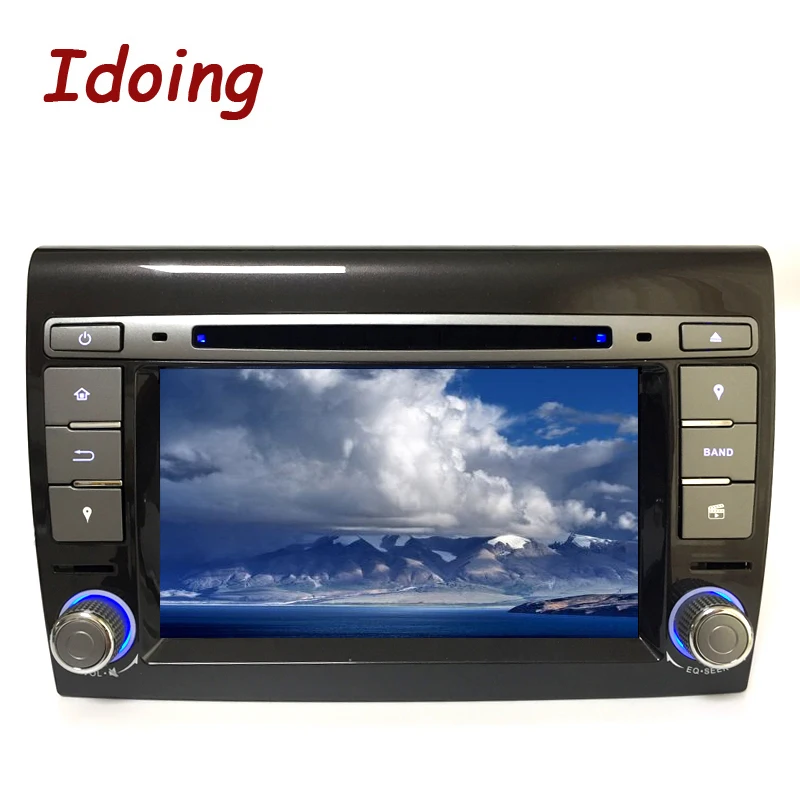 Idoing Android 7,1 2G+ 16G 4 ядерный руль 2 Din для автомобиля Fiat Bravo емкостный видео DVD мультимедийный плеер быстрая загрузка Wifi