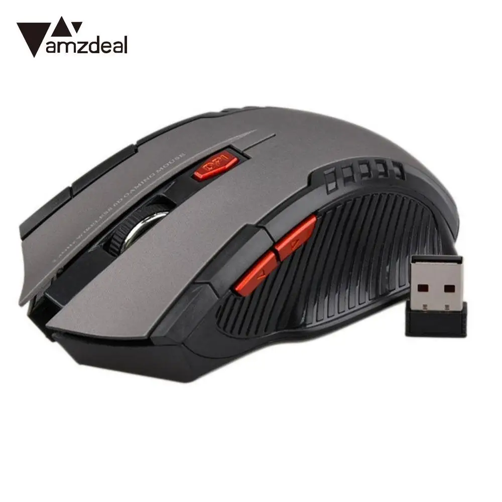 Amzdeal 3 цвета Оптический 2.4 ГГц мини Портативный Беспроводной оптическая Мышь Мыши