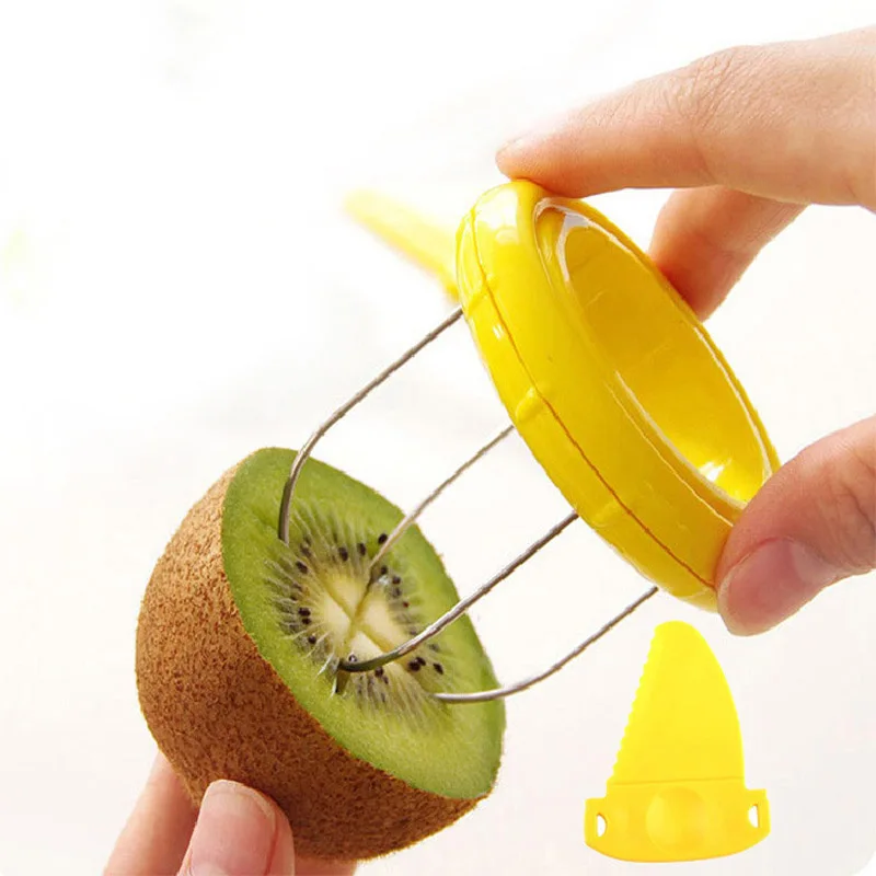 Hot Sale Cooking Tools Kitchen Fruit Kiwi Cutter Device Cut Digging Core Twister Slicer Peeler To Accessories | Дом и сад