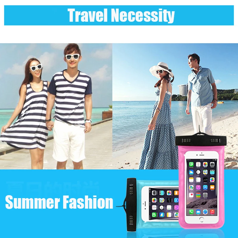 Новый прозрачный водонепроницаемый чехол сухой Чехол для 5 дюймов камеры