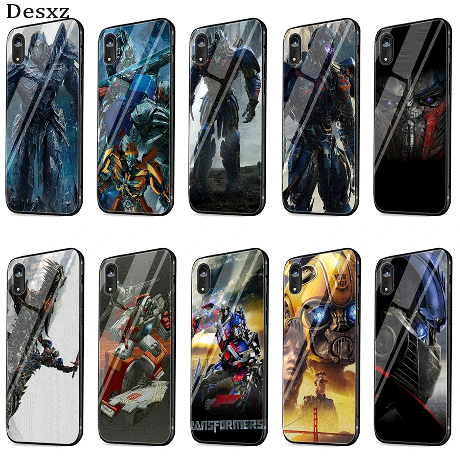 Чехол для мобильного телефона Desxz стеклянный трансформер iPhone X XR XS Max 6 6s 7 8 Plus 5 5S