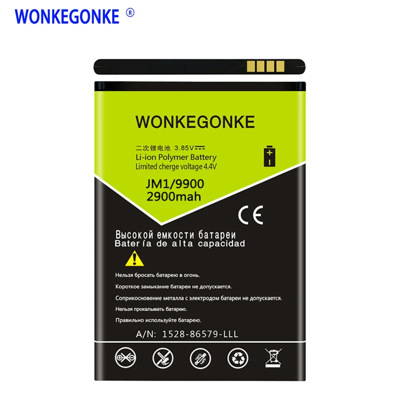 WONKEGONKE JM1 J-M1 JM-1 for Blackberry 9900 9930 9850 9860 Battery mobile phone battery | Мобильные телефоны и