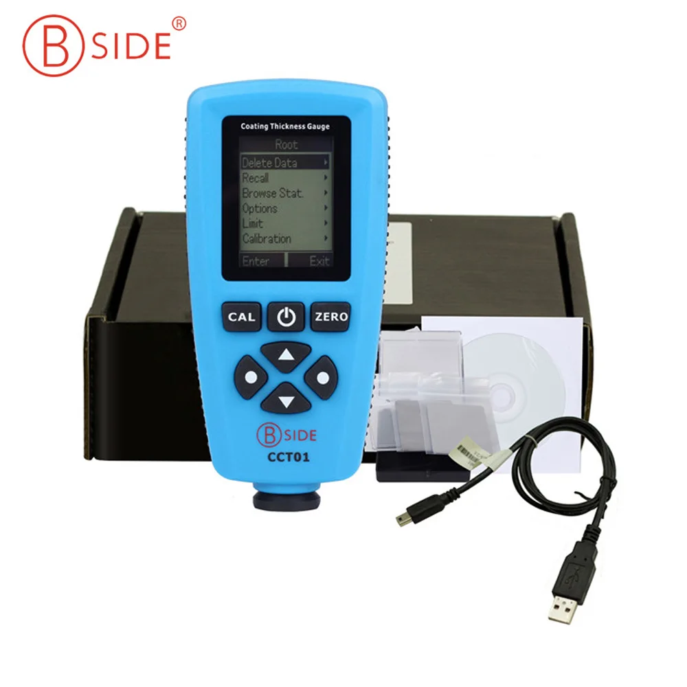 

BSIDE CCT01 цифровой датчик толщины покрытия, измеритель диапазона от 0 до 1300um