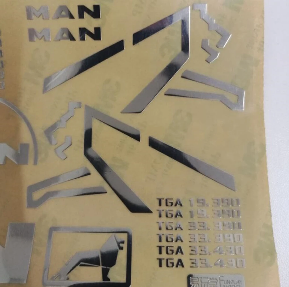 Rc автомобиль оболочки тела наклейки для tamiya по супер скидке 1/14th весы MAN 26,540 TGA 19,390 TGS 33,360 Трактор Игрушки-трейлеры грузовик