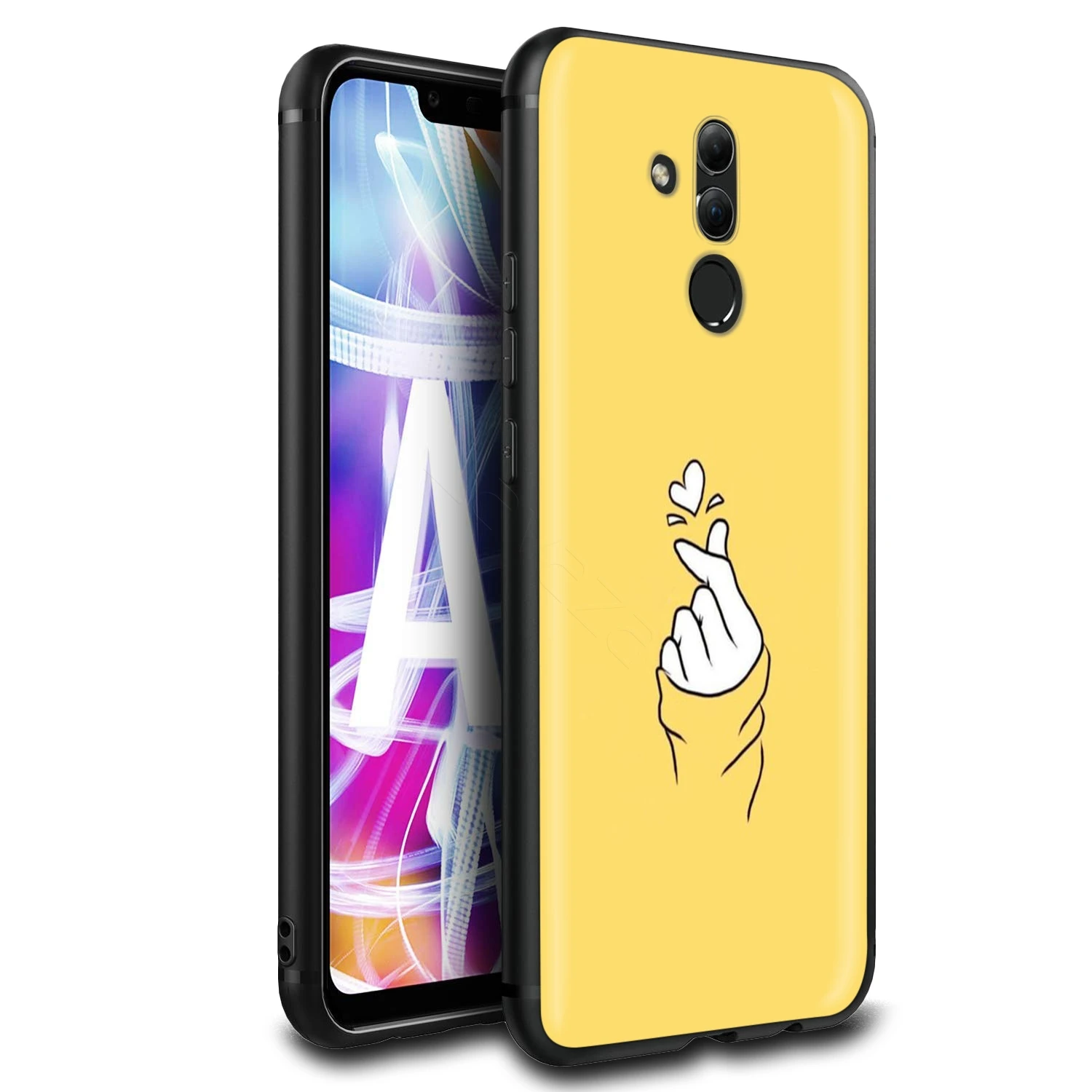 Lavaza Kpop Сердце Любовь палец чехол для Huawei P30 P20 P10 P9 P8 Mate 20 10 Pro Lite P Smart 2017|Бамперы| |