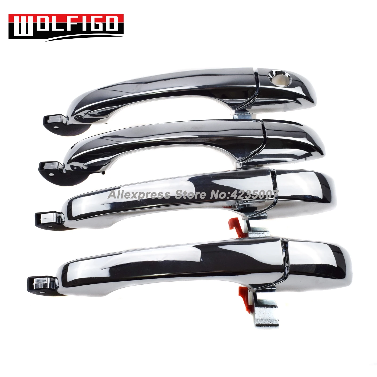 WOLFIGO Новые 4 шт. Набор хромированные наружные дверные ручки для Chrysler 300 300C 05-10 Dodge Magnum 05-08 зарядное устройство 2007 5065801AE
