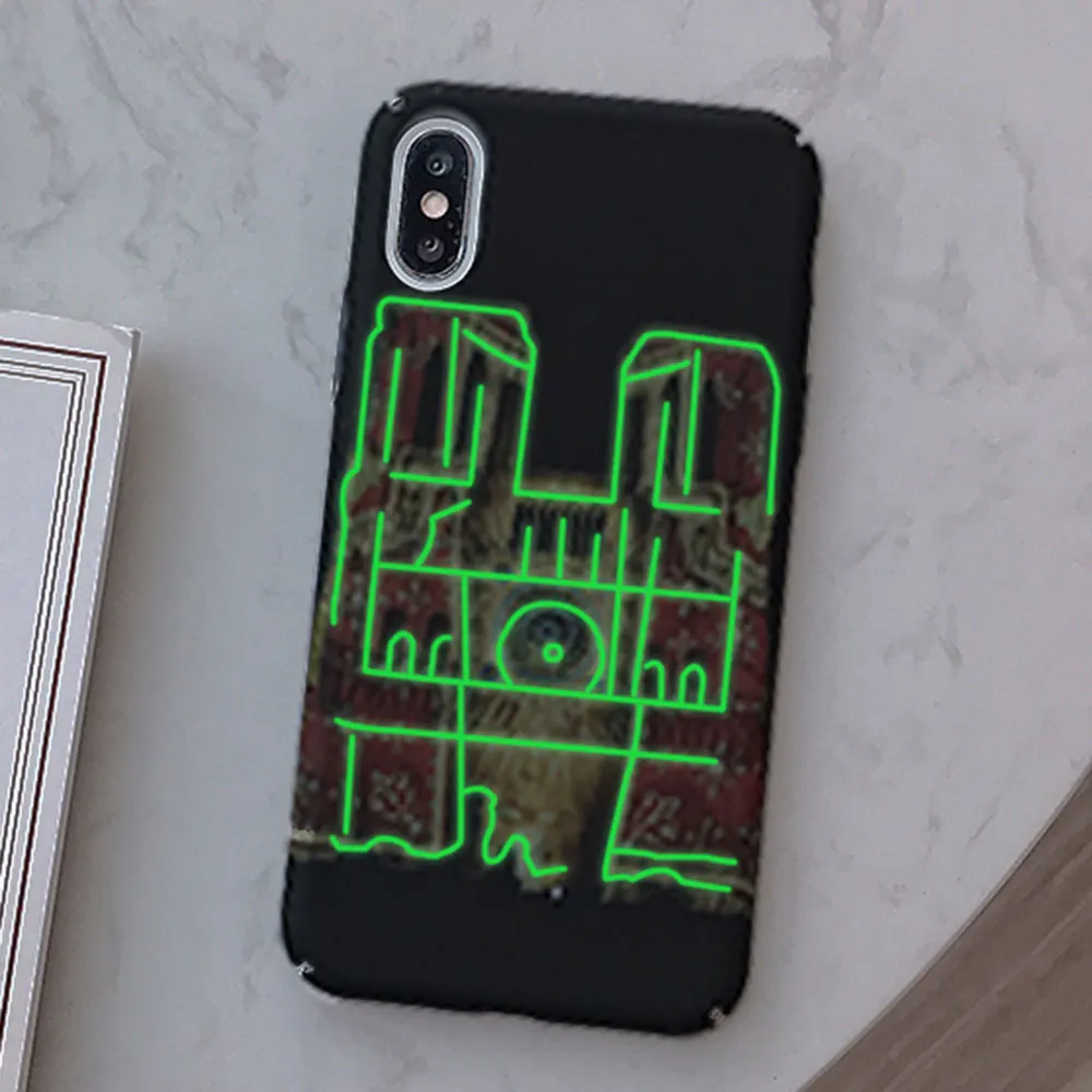 KISSCASE Notre Dame Case For Samsung Galaxy S8 S7 Plus S9 S10 S10E Edge Luminous Hard PC Phone Cases Note 9 8 |