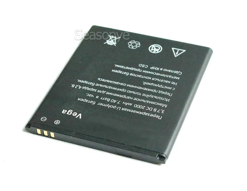 Seasonye 2000mAh/wh 3.7VDC сменный литий ионный аккумулятор для Explay Vega аккумуляторы батарея +