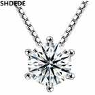 SHDEDE, украшенный кристаллами от Swarovski, прозрачный камень, кулон, короткое колье цепь, женские модные ювелирные изделия, подарок-WH281