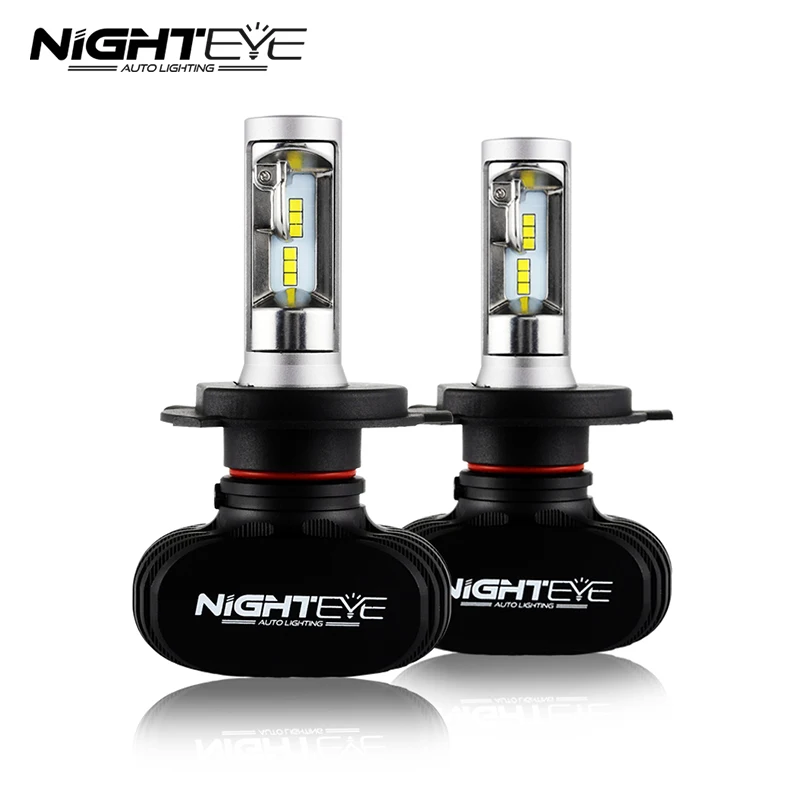 NIGHTEYE H4/9003 Автомобильный светодиодный свет 50 Вт комплект 8000lm 6500 K 12 V Светодиодный