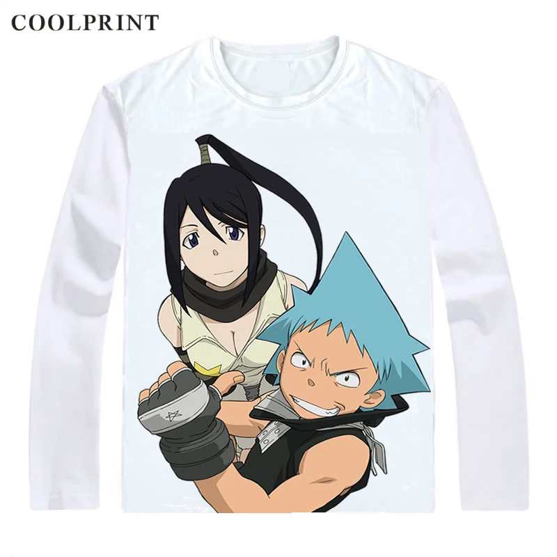 Футболки с длинным рукавом SOUL EATER рубашки Soru Ita DWMA Shibusen Maka Albarn Soul Eater Black Star косплей