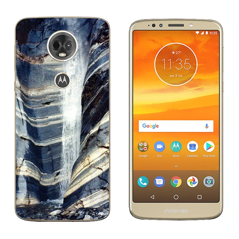 TPU Soft Silicone Coque for Motorola E5 Plus Back Phone Cover 6.0 inch MOTO E5Plus E 5 Const Printing Shell |
