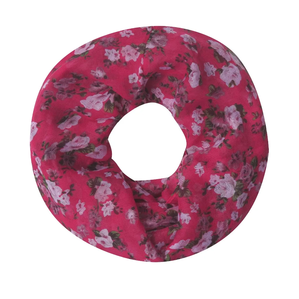 Шарф-снуд с цветочным принтом |