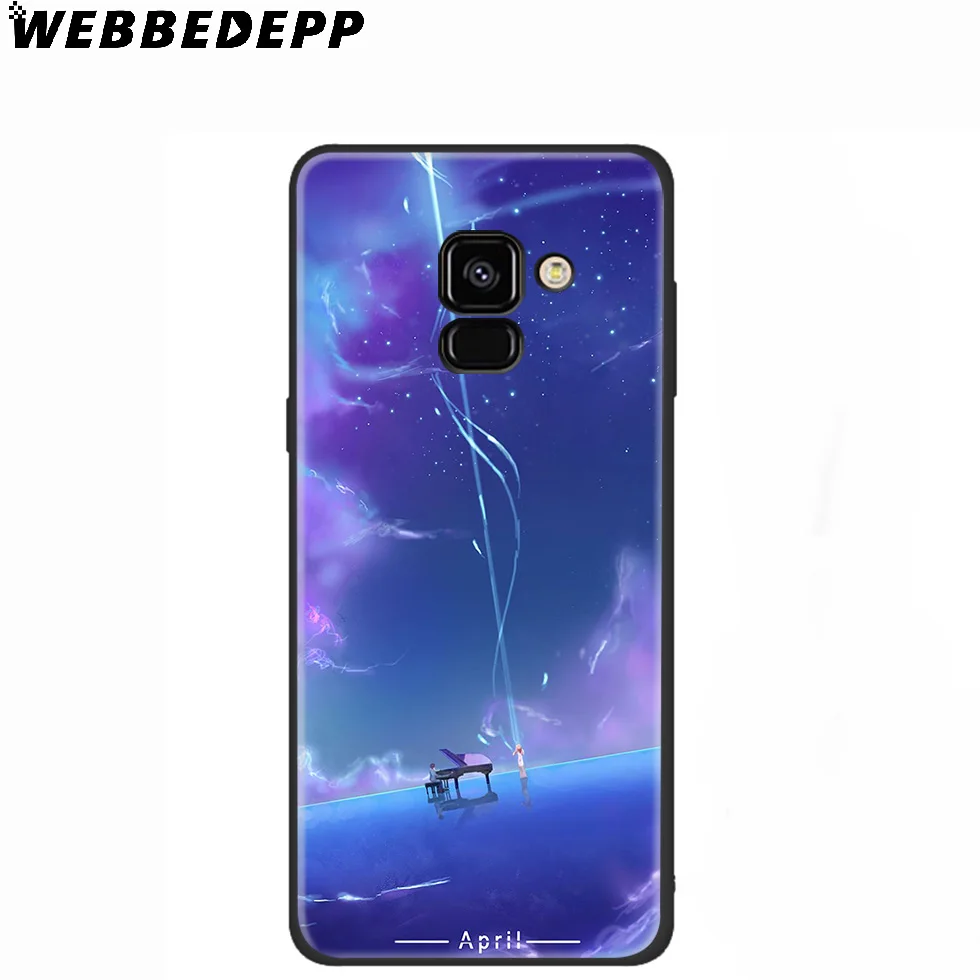 WEBBEDEPP Your lie in April Anime Silicone Case for Samsung Galaxy A3 A5 A6 A7 A8 A9 A10 A20 A30 A40 A50 A70 M10 M20 M30 |
