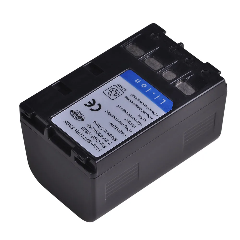Аккумулятор 4000 мА · ч 1 шт. CGR-V620 CGR V620 CGRV620 для Panasonic NV-RX14 NV-RX17 NV-RX18 NV-RX24 NV-VC NV-RX |