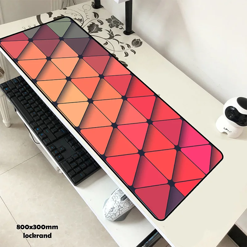 Size 800x300x2mm Геометрический Коврик для мыши гелевый 80x30 см Коврик для мыши locrkand компьютерный коврик для мыши игровой коврик для мыши геймер для ноутбука индивидуальные коврики для мыши - Цвет: Size 800x300x2mm