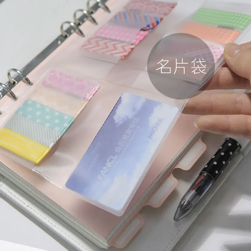 A6 a5 прозрачные пакеты на молнии с одним карманом 1 лист|notebook filler|sheets notebooknotebook spiral |