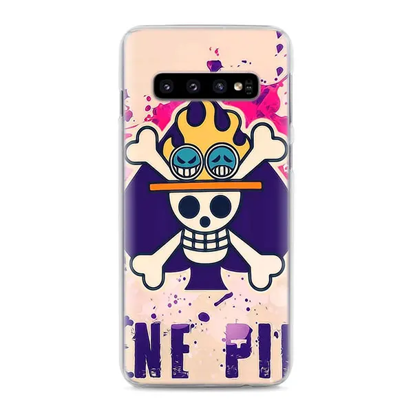 14 Одна деталь Луффи флаг логотип телефон чехлы для samsung Galaxy S10e S10 S8 S9 плюс M10 M20 M30 A50 S6 S7 края Жесткий Чехол - Цвет: 14
