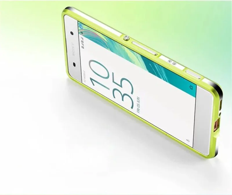 Чехол-бампер для sony XA роскошный чехол с металлическим алюминиевым каркасом Xperia