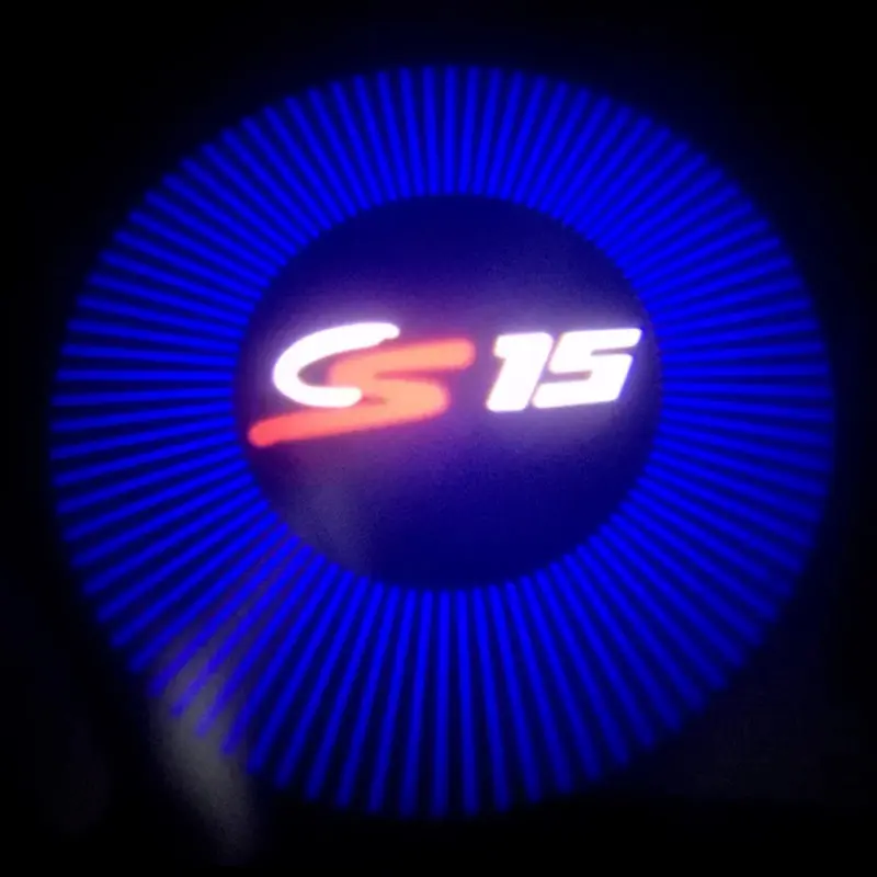 Темно-серый ChangAn CS15, CS15 EV, CS35, CS75, Автомобильные специальные приветственные огни, модификация дверных огней, лампа проекции двери, 2 шт./лот - Цвет: Темно-серый