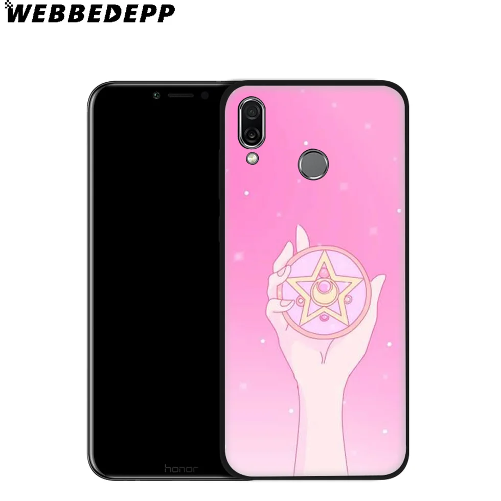 WEBBEDEPP мягкий чехол с аниме Sailor Moon для Huawei P8 P9 P10 P20 P30 Lite Pro P Smart Z Plus 2019 Y6 Prime 2018 2017 Mini |