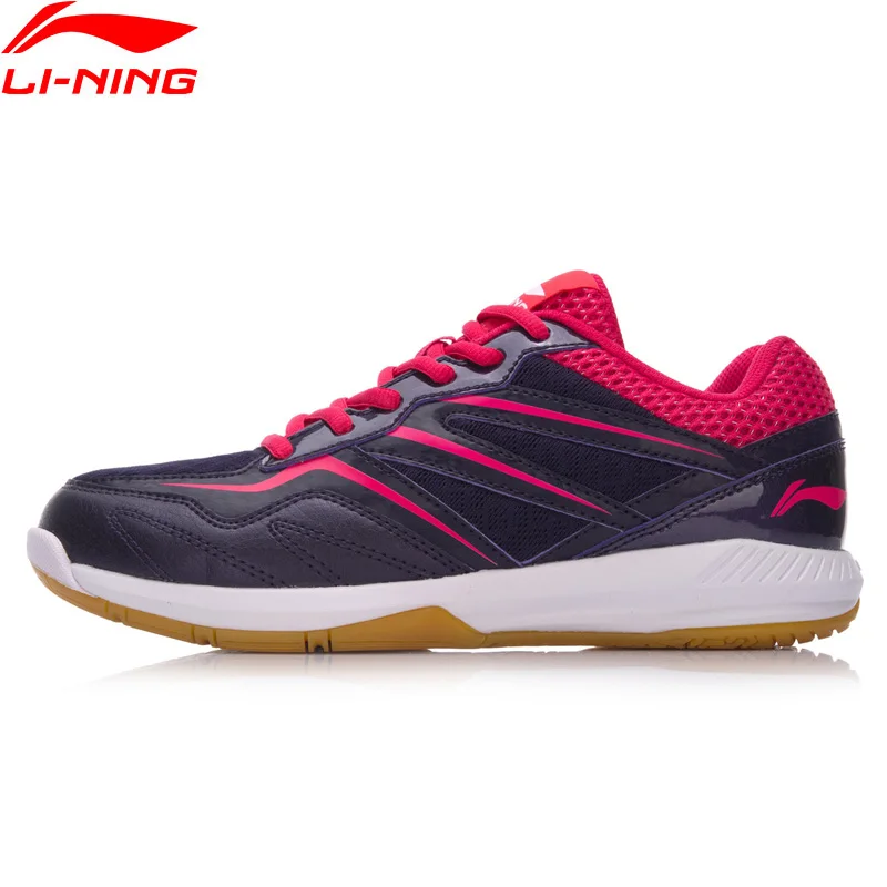 Li Ning/Женская тренировочная обувь POSEIDON для бадминтона нескользящий светильник
