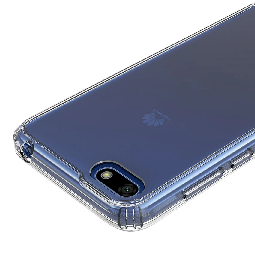 Мягкий силиконовый чехол из ТПУ/поликарбоната для Huawei Y5 2018 ударопрочный
