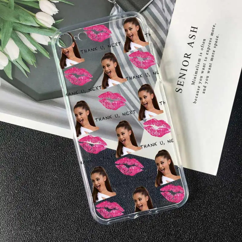 Модный Забавный чехол для телефона с певицей Арианой Гранде, для iPhone 11 pro MAX 5S SE 6s 8 7 Plus X XR XS MAX, ТПУ силиконовый чехол - Цвет: TPU  A838