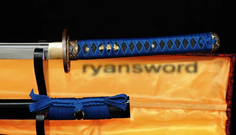 Ручная работа дамасская складная сталь лучевая кожа SAYA японский цвет|sword light|sword