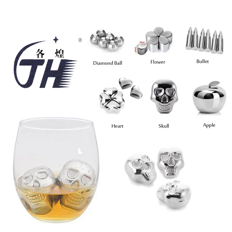 Оригинальные камни для виски из нержавеющей стали|stainless steel whiskey stones|steel stoneswhiskey