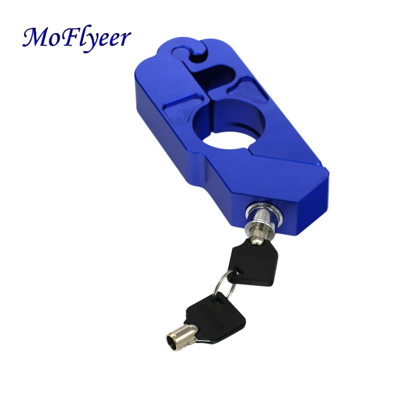 MoFlyeer CNC замок для мотоцикла Scooter ATV питбайк руль безопасности Блокировка тормоза