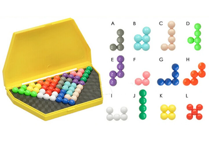 Головоломка IQ Logic Pyramid Beads 3D развивающая игра для детей и взрослых|toy car plastic wheels|toys